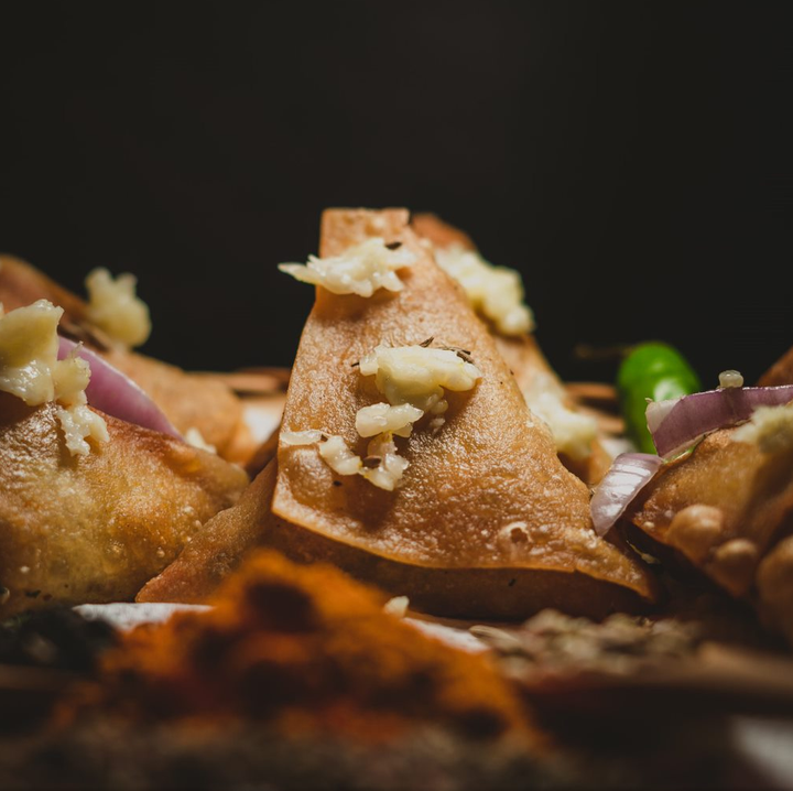 Chicken cheese Samosa